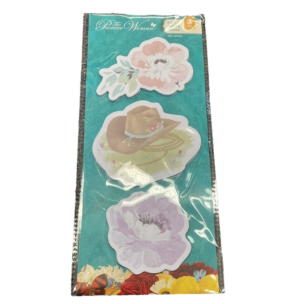 The‎ Pioneer Woman 3-Pc Delaney Sticky Note Pad Set